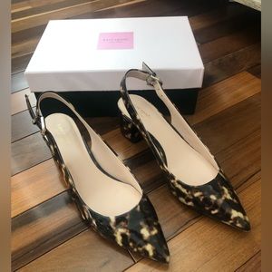 Kate Spade perfect condition sling back pumps - with box!